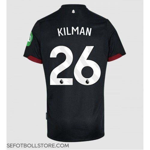 West Ham United Max Kilman #26 Replika Bortatröja 2024-25 Kortärmad